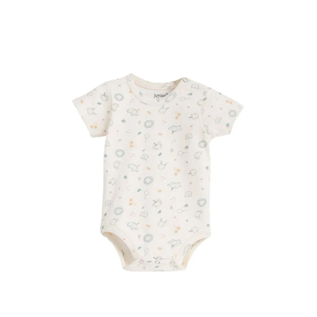 Junior happy birthday body suit short sleeve 1.webp