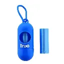 True Gold Portable Diaper Bag Dispenser With Extra Roll-30 Bags blue.webp