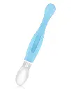 Bubbles Silicone Spoon for Kids from 4 Months blue.webp