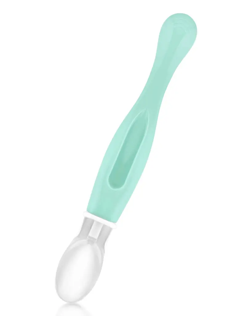 Bubbles Silicone Spoon for Kids from 4 Months green.webp