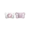 chicco soother micro 0-2(2pcs)pink2.webp