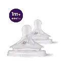 Avent Natural Feeding Baby Teat  Slow Flow  (1M+) - 2 Pack 2.webp