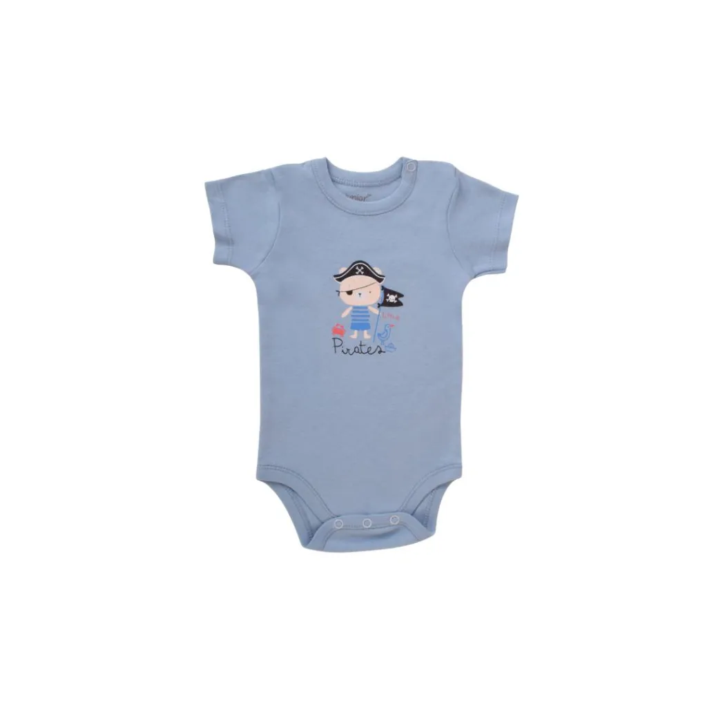 Junior Little Pirates Short Sleeve Bodysuit 2.webp