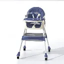 foldable baby feeding chair  blue.webp