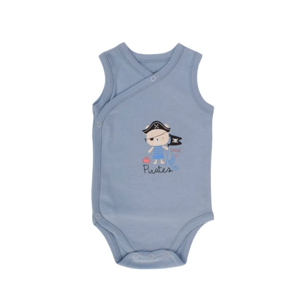 Junior little pirates kimono sleeveless 2.webp
