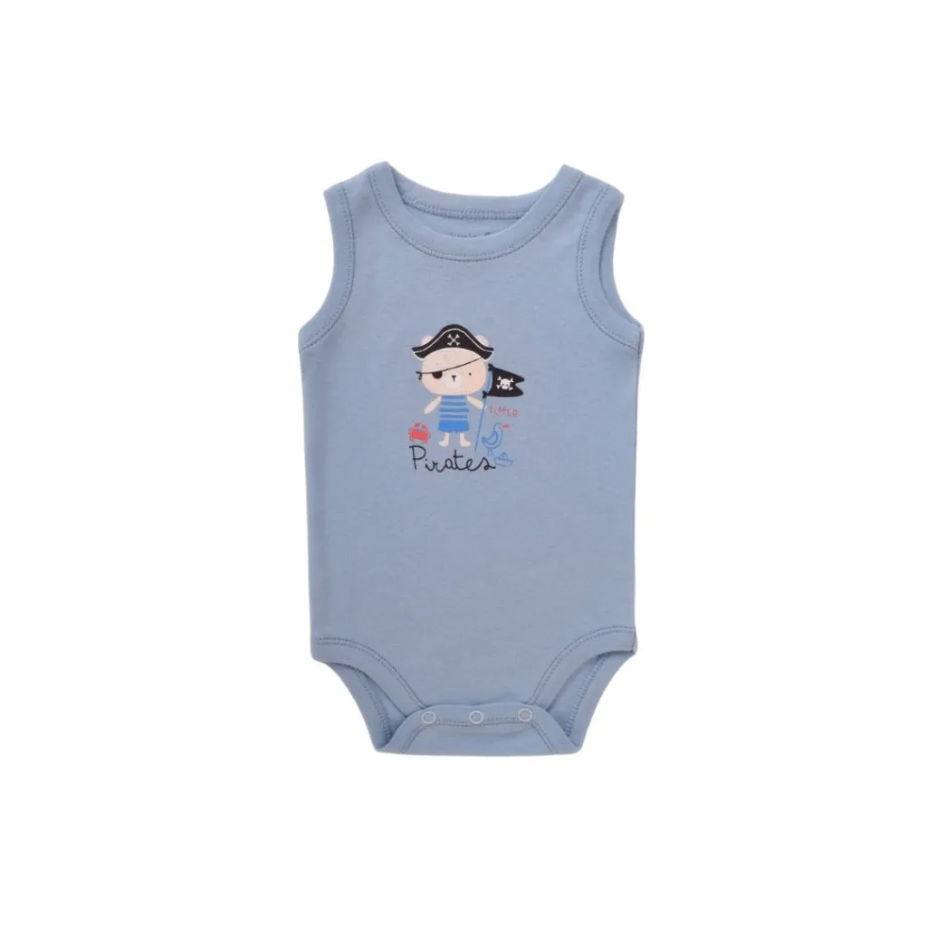 Junior little pirates body suit sleeveless 2.webp