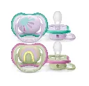 Philips Avent Pacifier ultra  Air 0-6m- 2Pack (girl) 2.webp