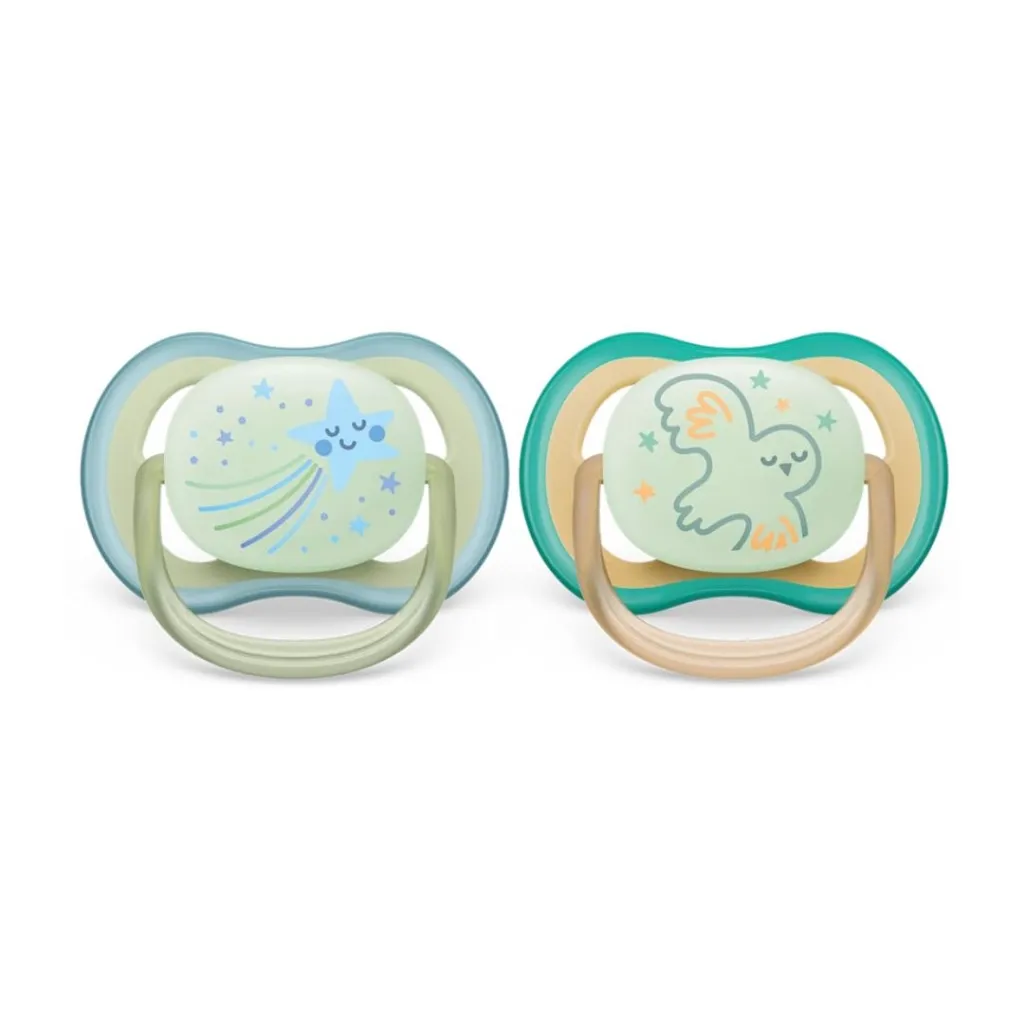Philips Avent Pacifier Air Night time  0-6m- 2Pack  2.webp