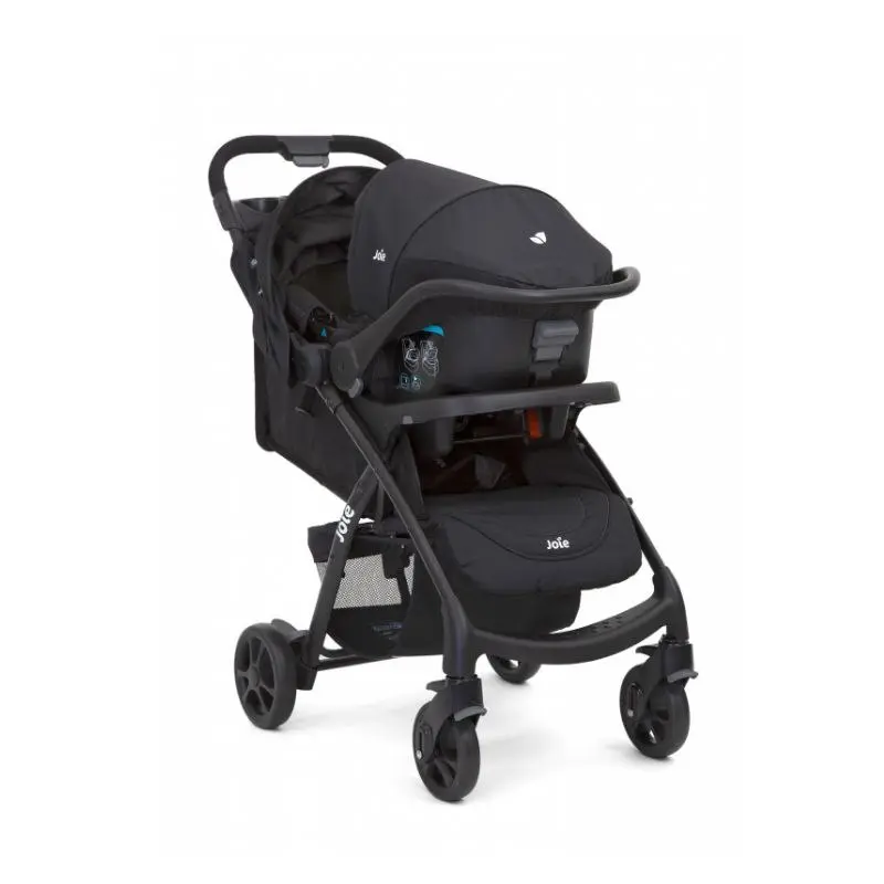joie muze black traveling system