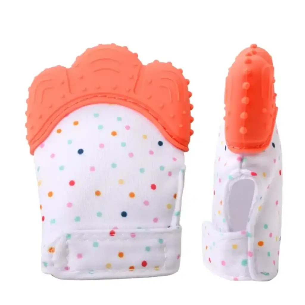 Teether gloves
