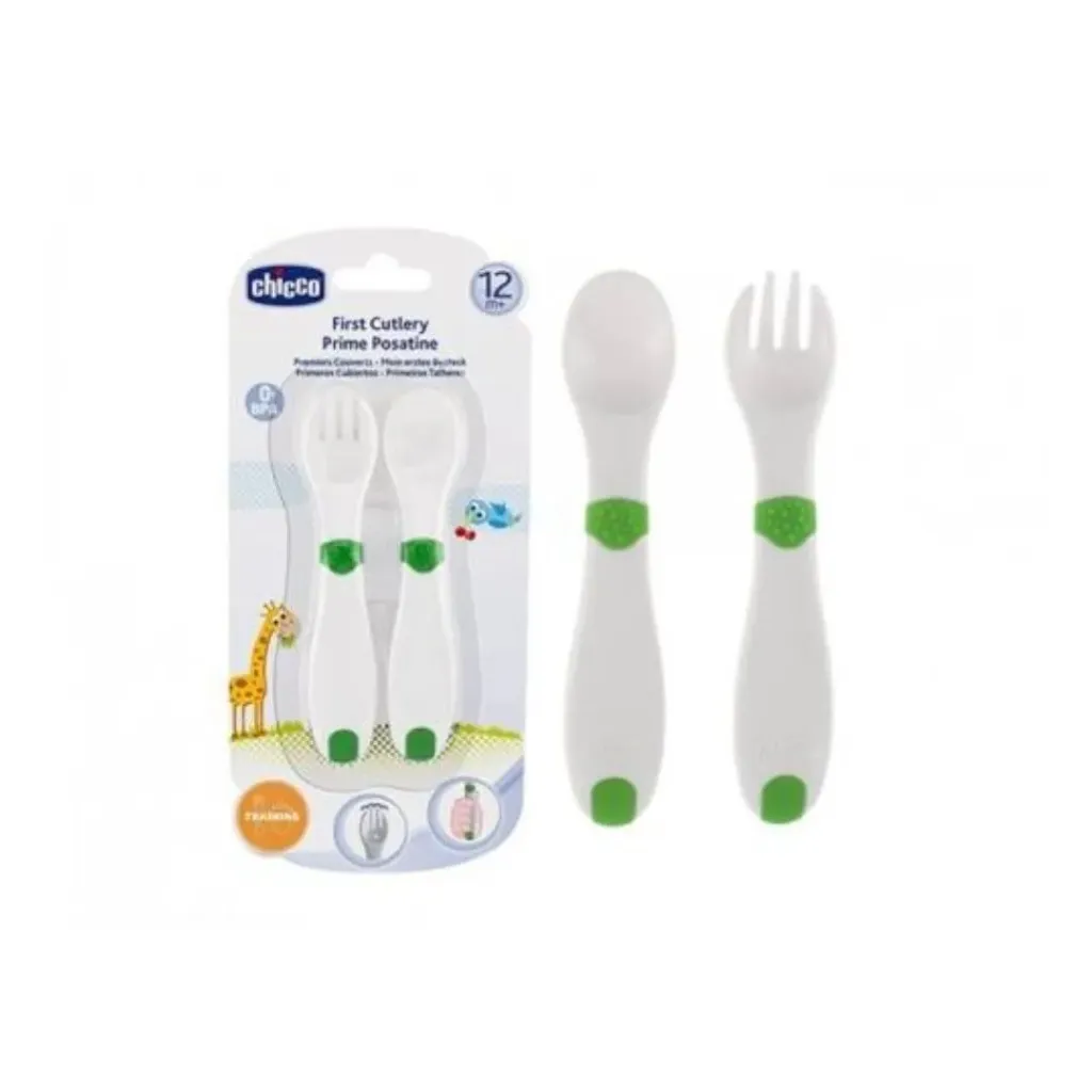Chicco Spoon and Fork +12M