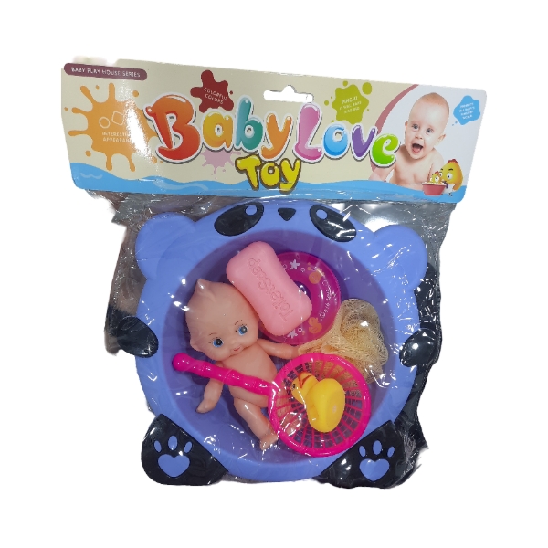 Baby bath tub set toy