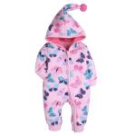 winter pink butterfly suit