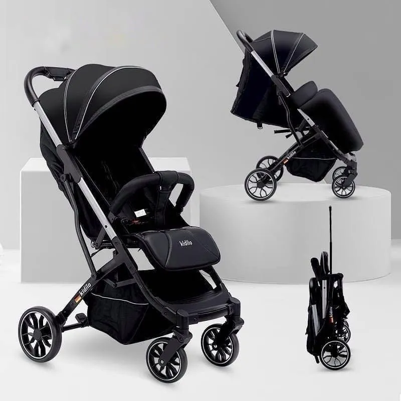 kidilo baby stroller k20 (Black)