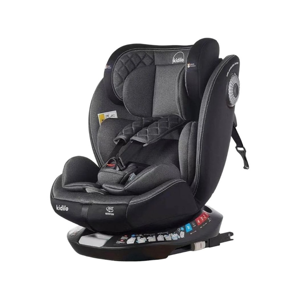 [G406-blk] Kidilo Isofix baby Car seat G406 (Black)