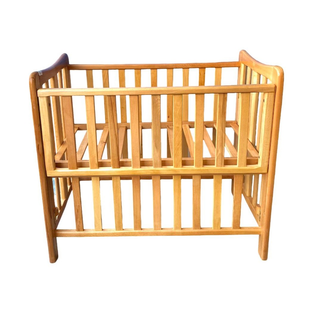 [لايت كبير] Dahab Wooden Baby Bed Sandwich 120*70