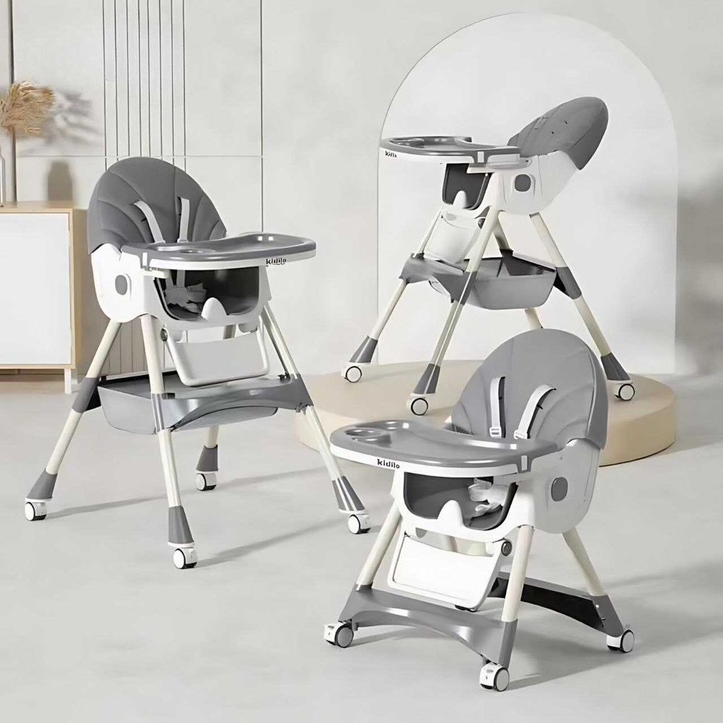 [8131] kidilo baby Feeding chair  (Gray)