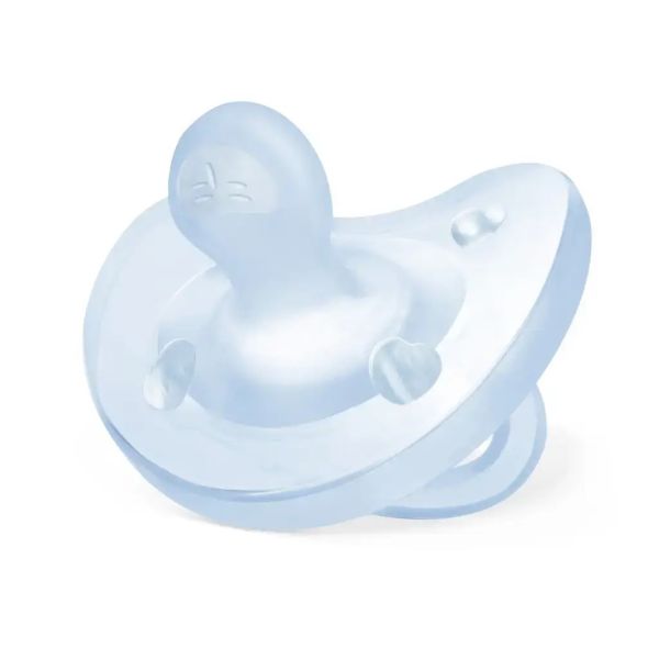 Chicco soft soother (0_6 blue)