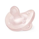 Chicco soft soother (0_6 pink )