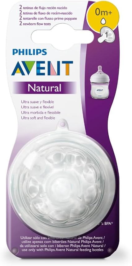 [SCY961/02]  Philips  Avent Natural Response Nipple Flow 1 (0M) - 2 Pack 