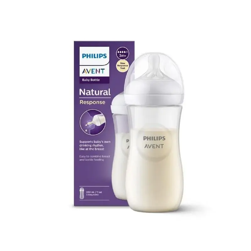[SCY906/01]  Philips Avent Natural Bottle Response (3m+) 330ml- 1 Pack  
