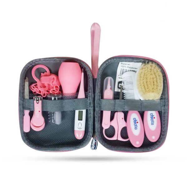 Chicco care leather bag 10pcs (Pink)