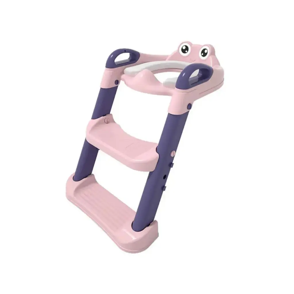 [902JN-pink] Potty stairs cartoon  (Pink)