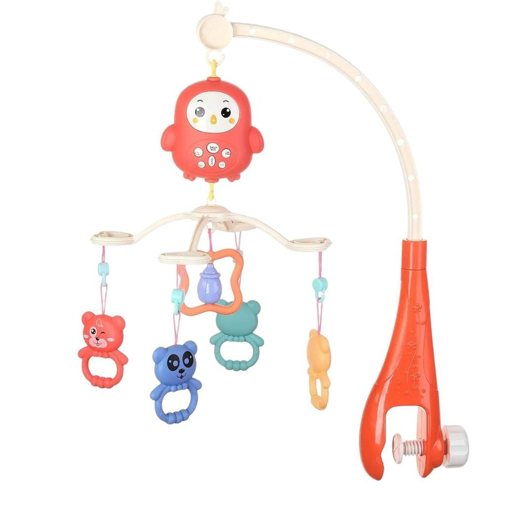[688-161] bird happy bed bell (pink)