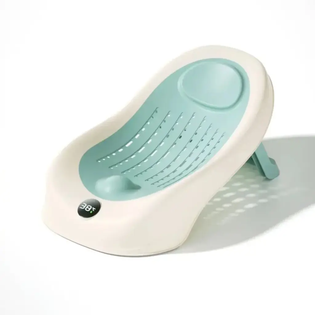 bath silicon chair with thermometer 