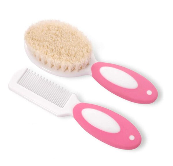 chicco care comb 2 pcs (Pink)