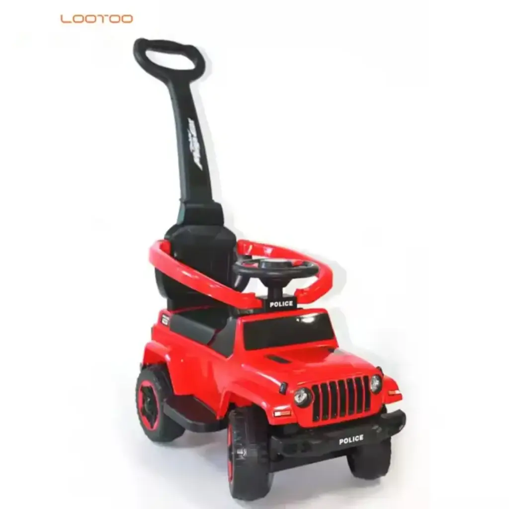[y-bc8836,9550-5] police baby crawler (احمر)