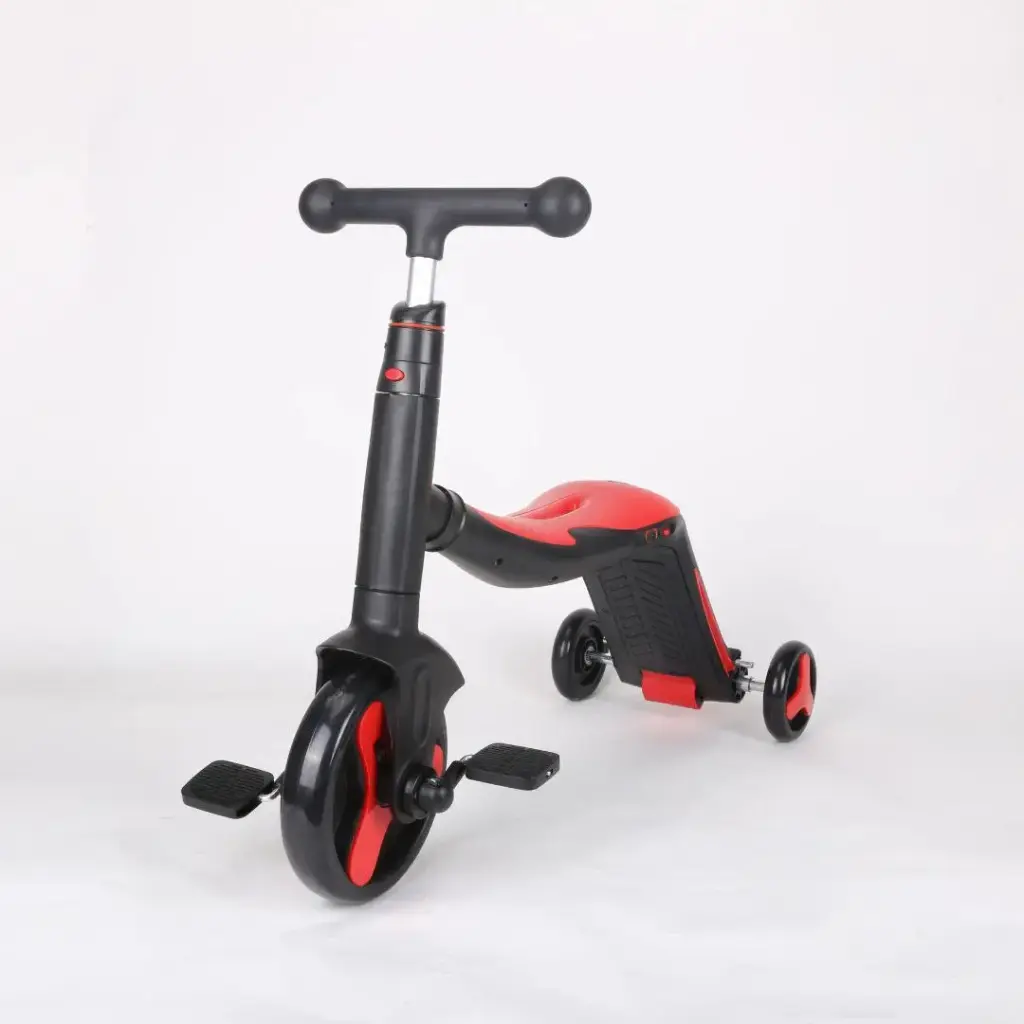 [002-12] 3in1 children car  (Red)