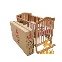Dahab Wooden Baby Bed Kinder Rocking 124*70 