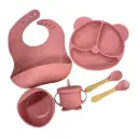 silicon feeding set 6pcs 