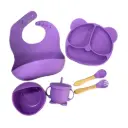 silicon feeding set 6pcs 