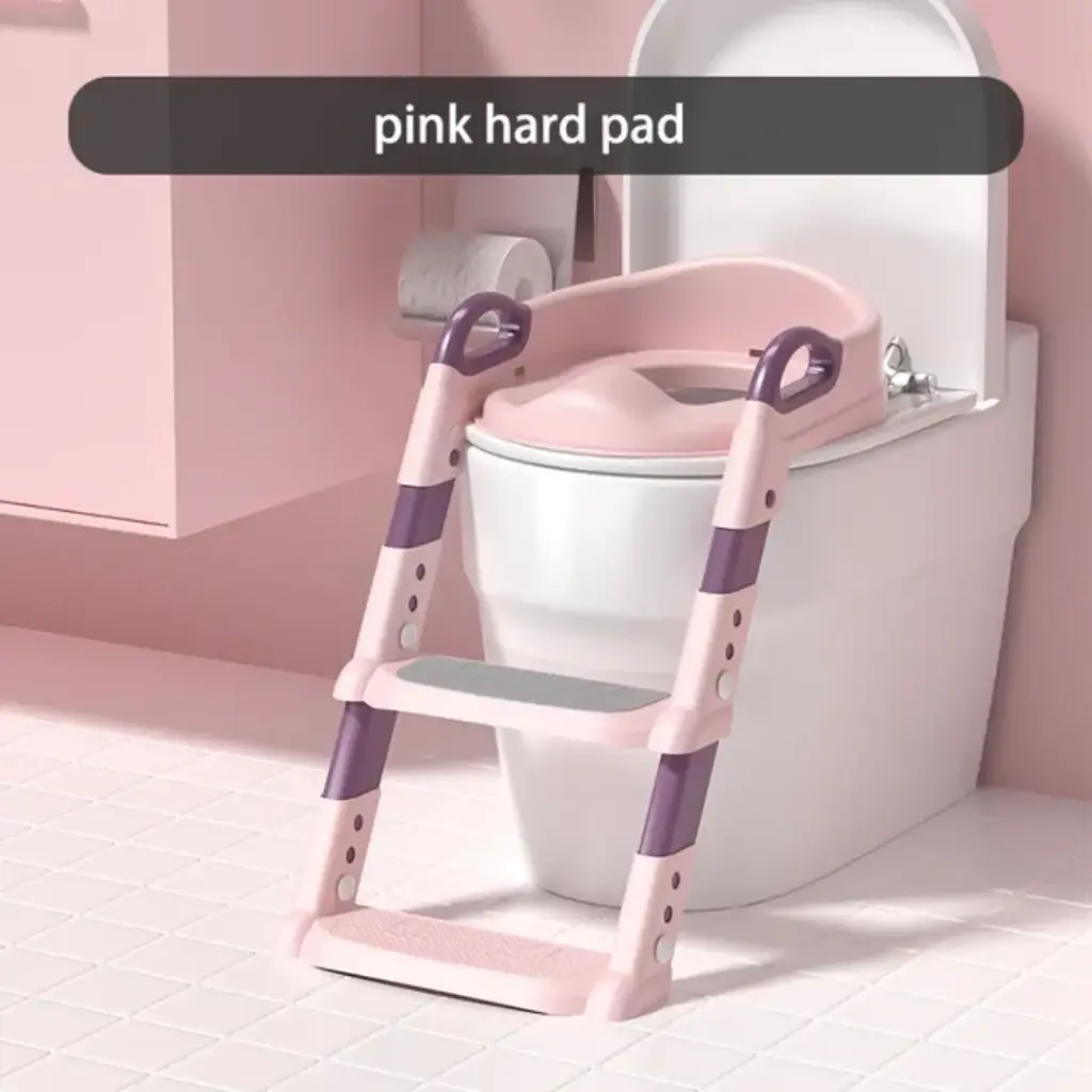 children's step potty  (pink)
