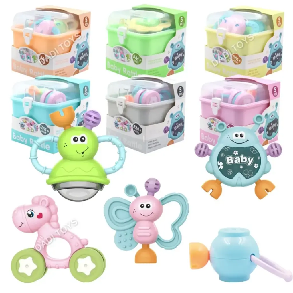 baby rattle 5 pcs 