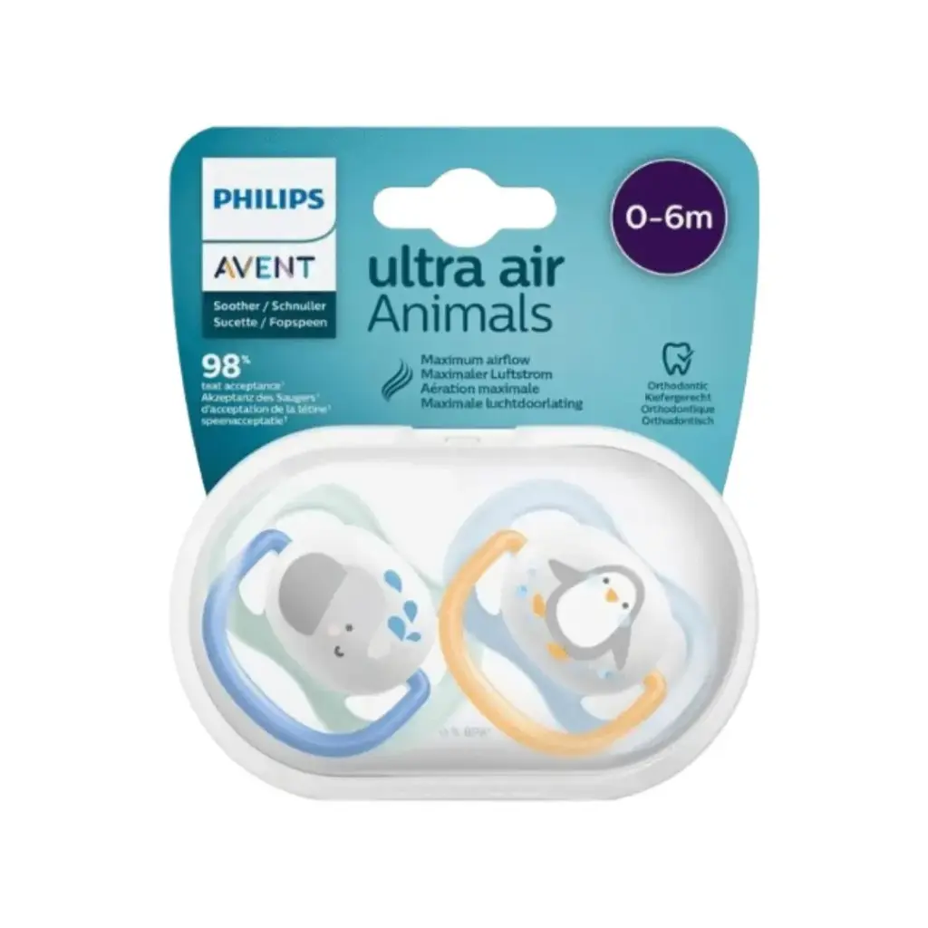 [scf080/05] Philips Avent Pacifier Air Coll 0-6m- 2Pack (boy)