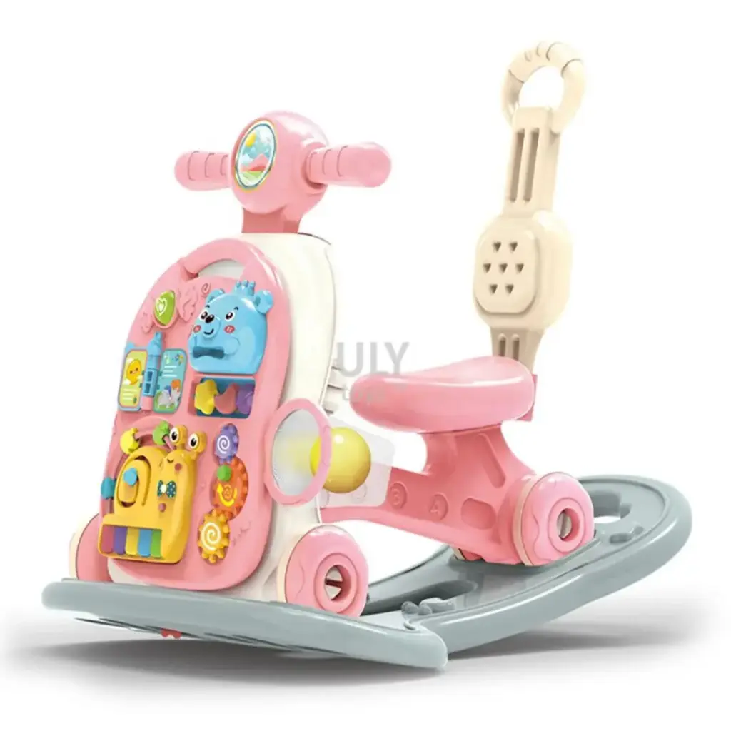 [A01_225] Rocking baby car 6*1 (بينك)