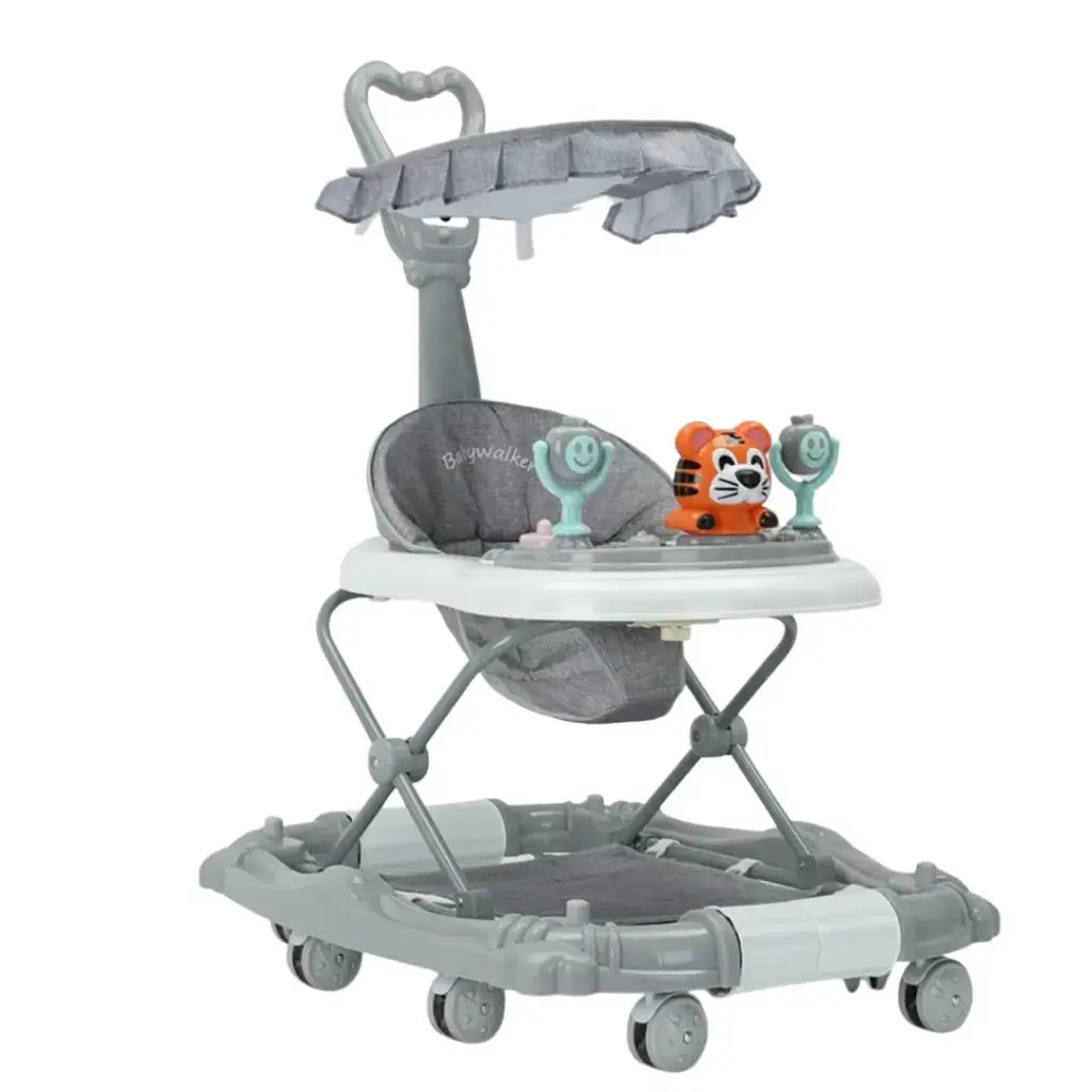 [868y_1gry] Lion rocking baby walker  (Gray)
