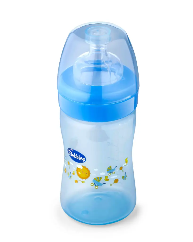 Bubbles Classic Bottle 180 ml (1 – 6 months) (Blue)