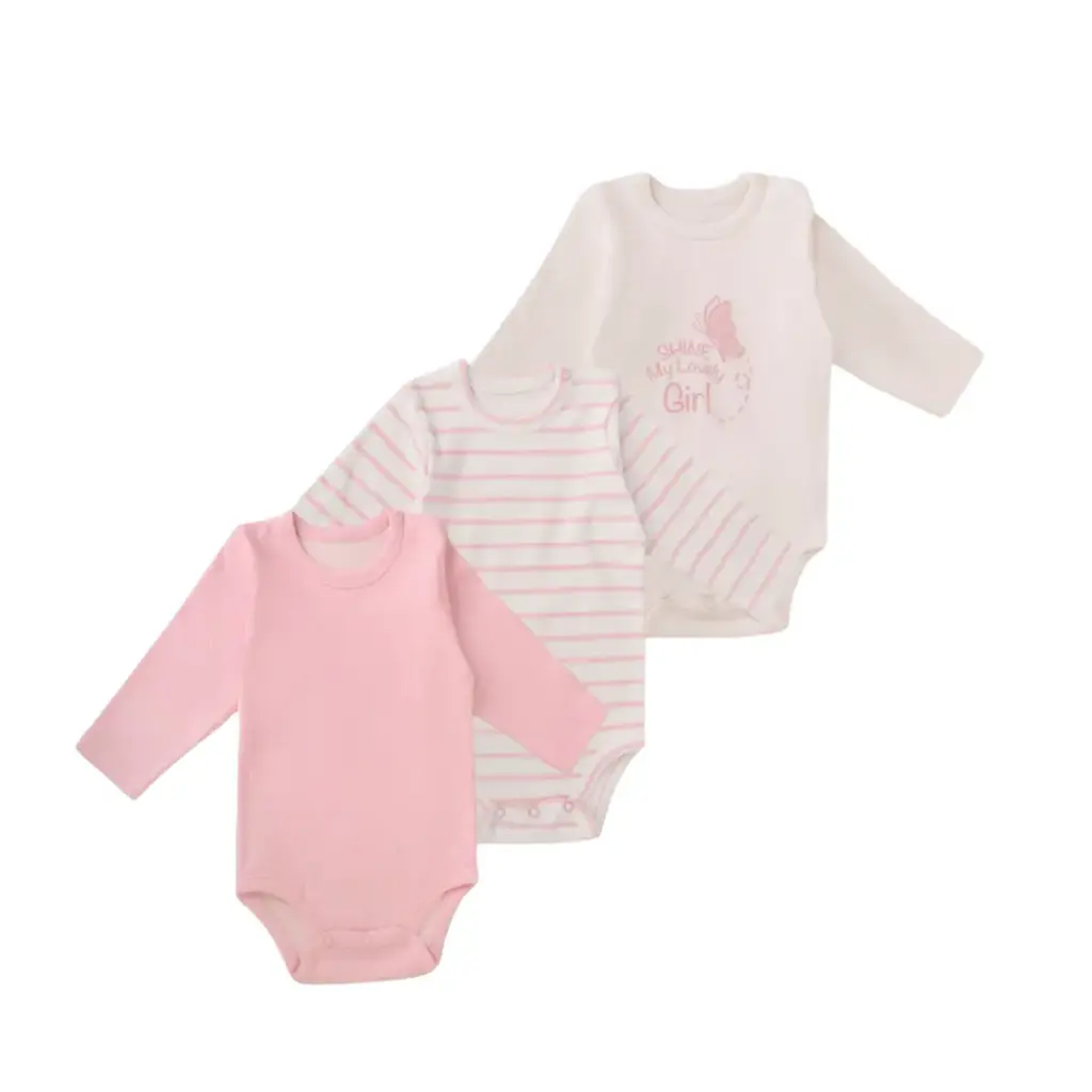 [6213-68] junior lovely girl body suit set long sleev(18-24) 