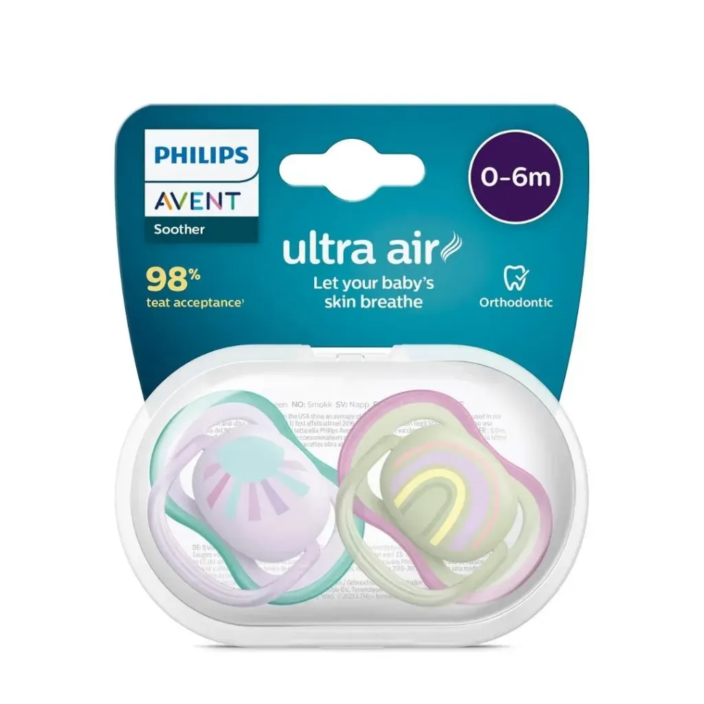 [SCF085/59] Philips Avent Pacifier ultra  Air 0-6m- 2Pack (girl)