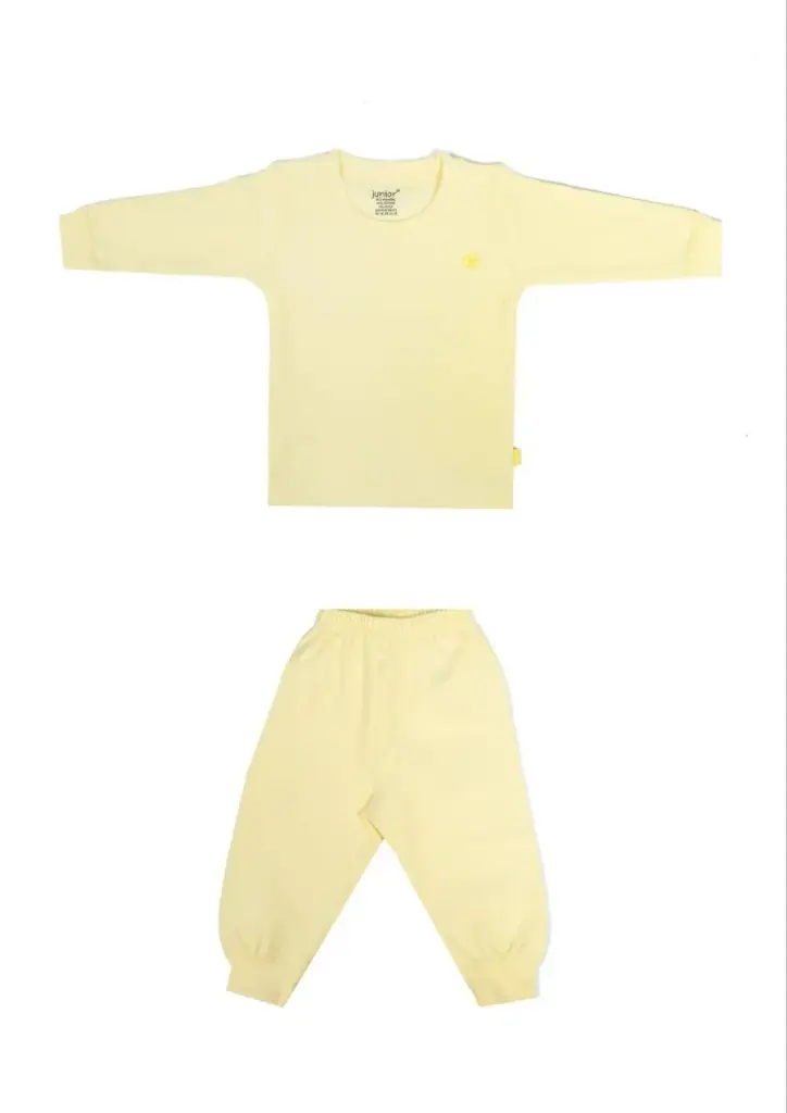 [4751-03] junior baby yellow thermal set (3-6)     