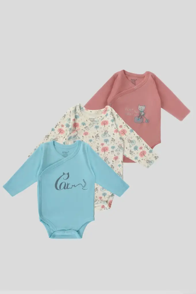 junior play all day kimono set long sleev(0-3) 