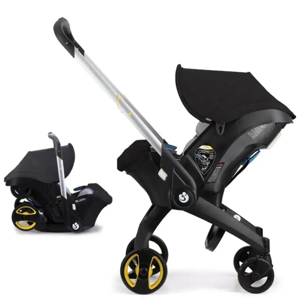 [s800] baby stroller (car seat ) 2 in 1 (Black)