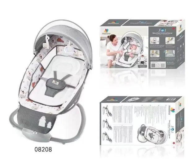 [08207-dgry] Mastela 3in1 baby swing (special edition) (رمادي غامق)