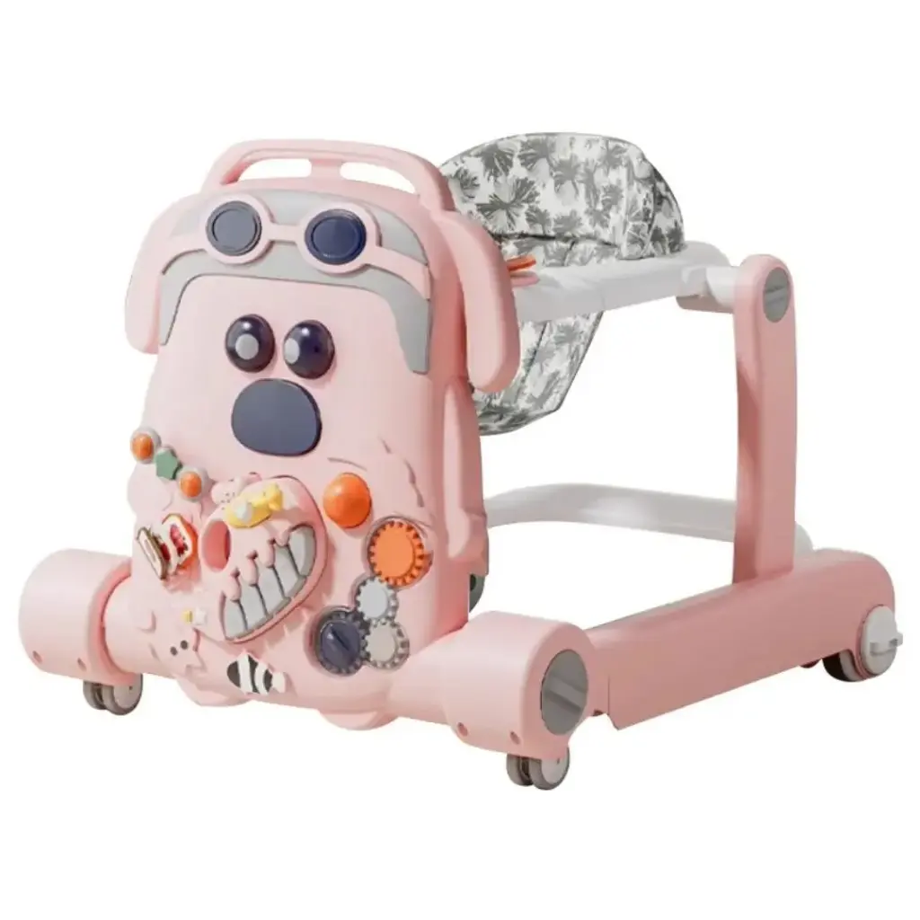 [sh-807-pink]  cute dog baby walker (بينك)