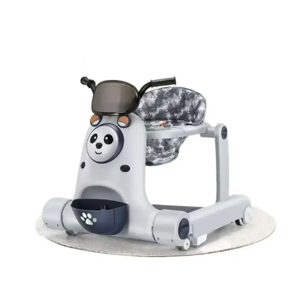 [sh-807-1-gry] bear baby walker  (Gray)