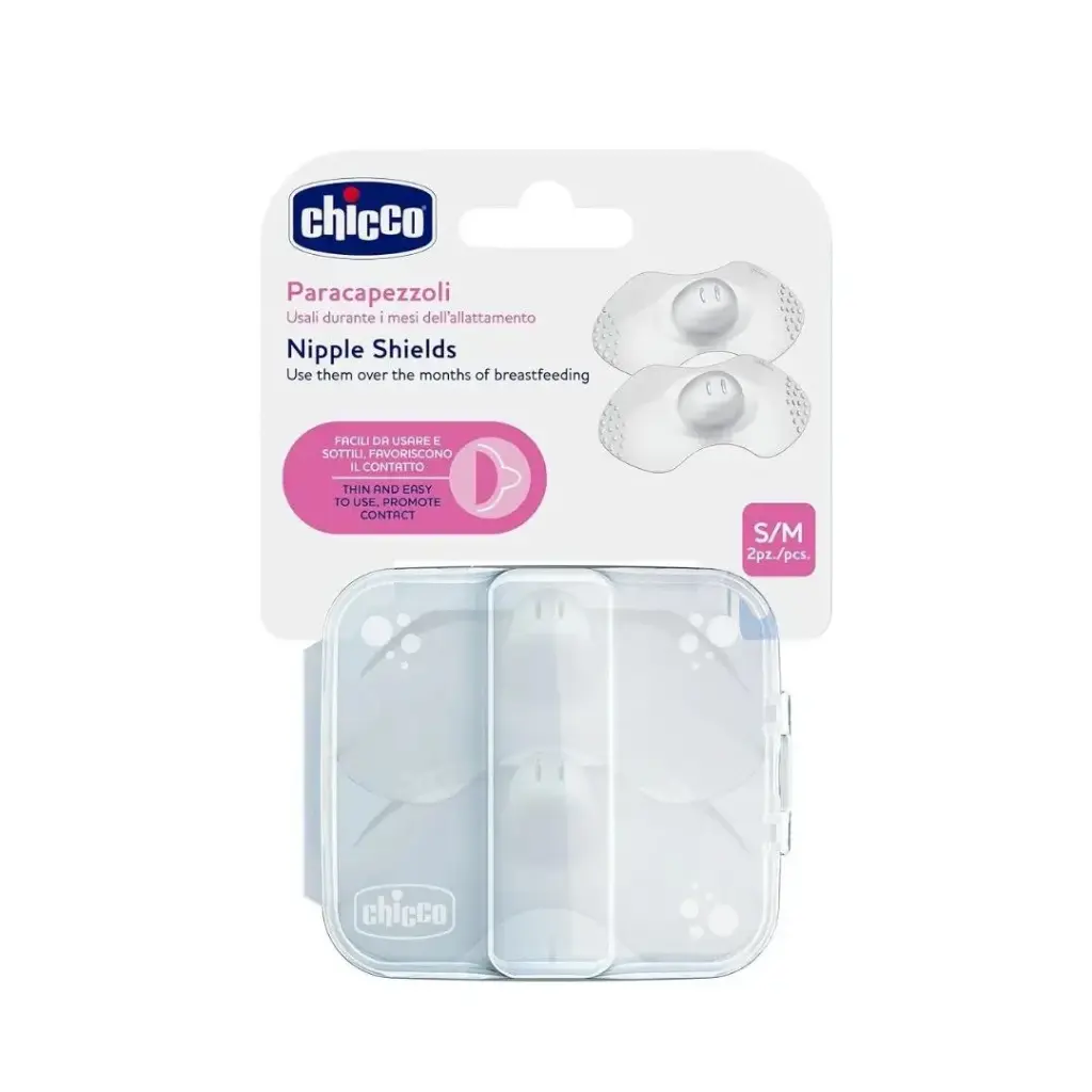[8058664070466] chicco skin to skin silicon nipple shield S/M